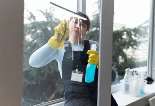Nettoyage de vitres intérieures et extérieures à la Roquebrussanne